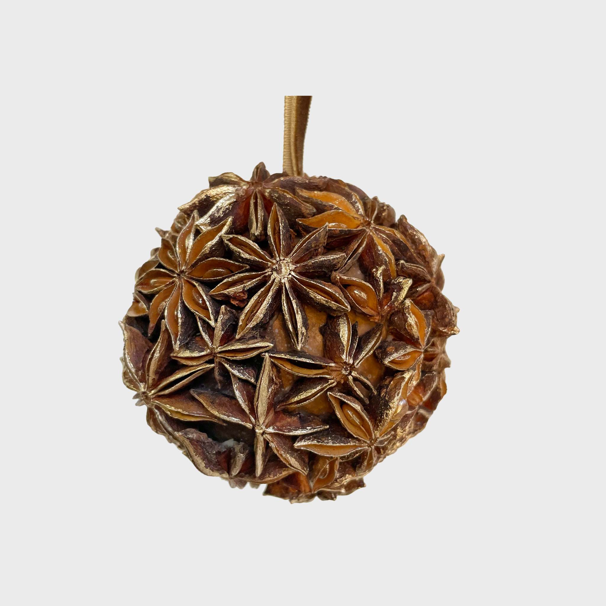 Gilded Anise Star Ball - 8cm