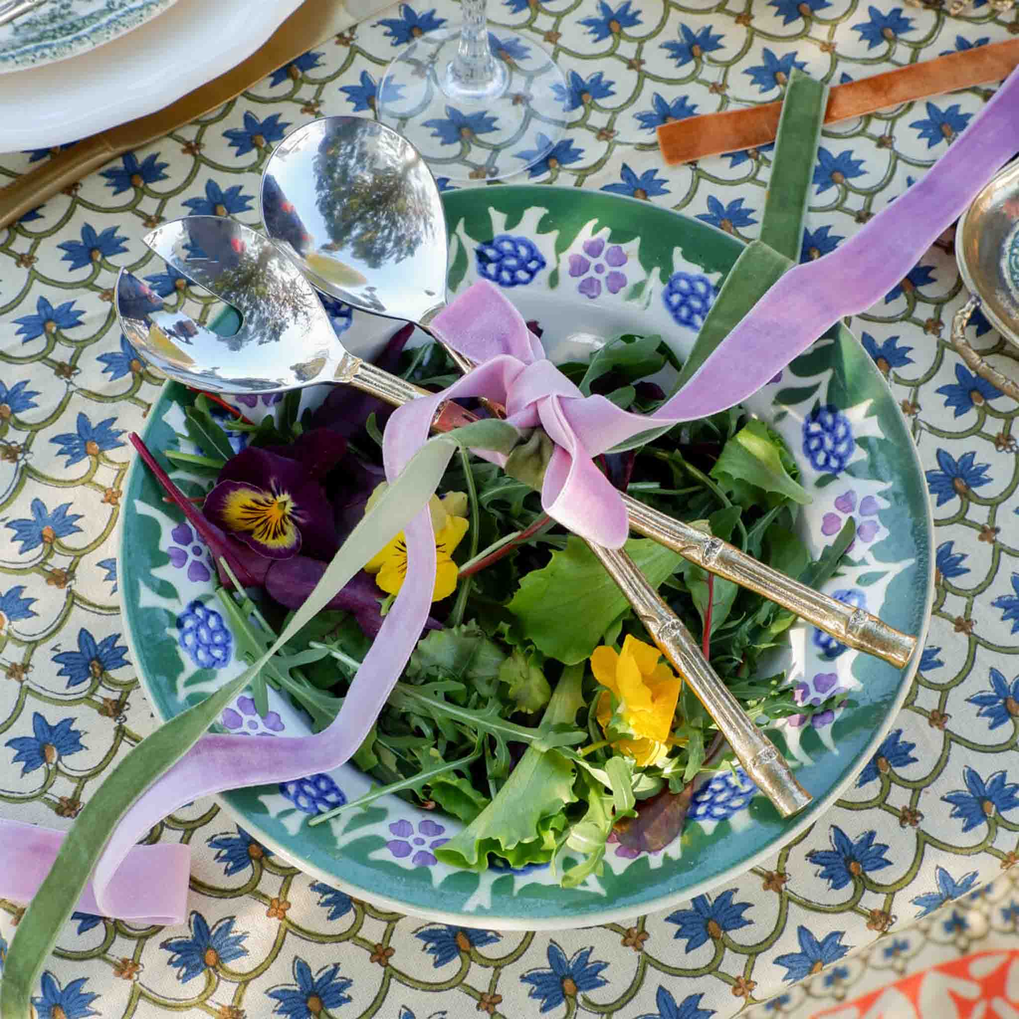 Bamboo Serving Salad Set of 2
