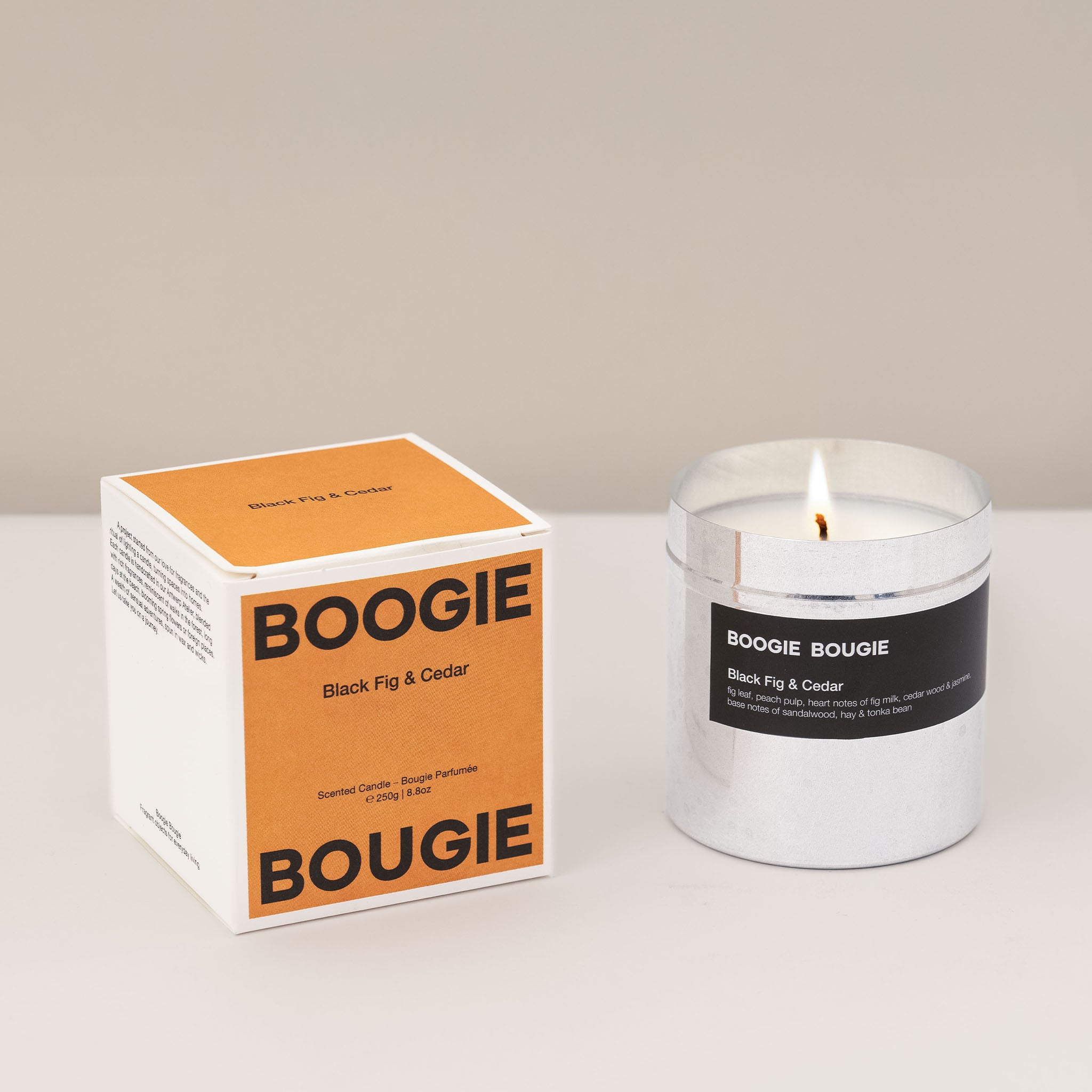 Black Fig & Cedar Scented Candle