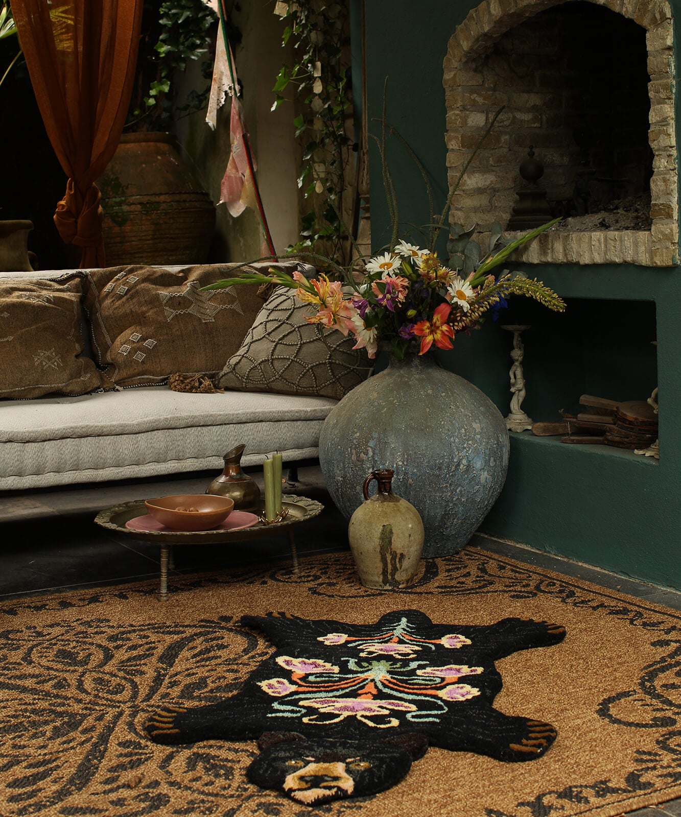 Rug Black bear small