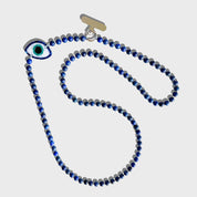 Hand-painted Gemstone Crossbody Phone Chain
