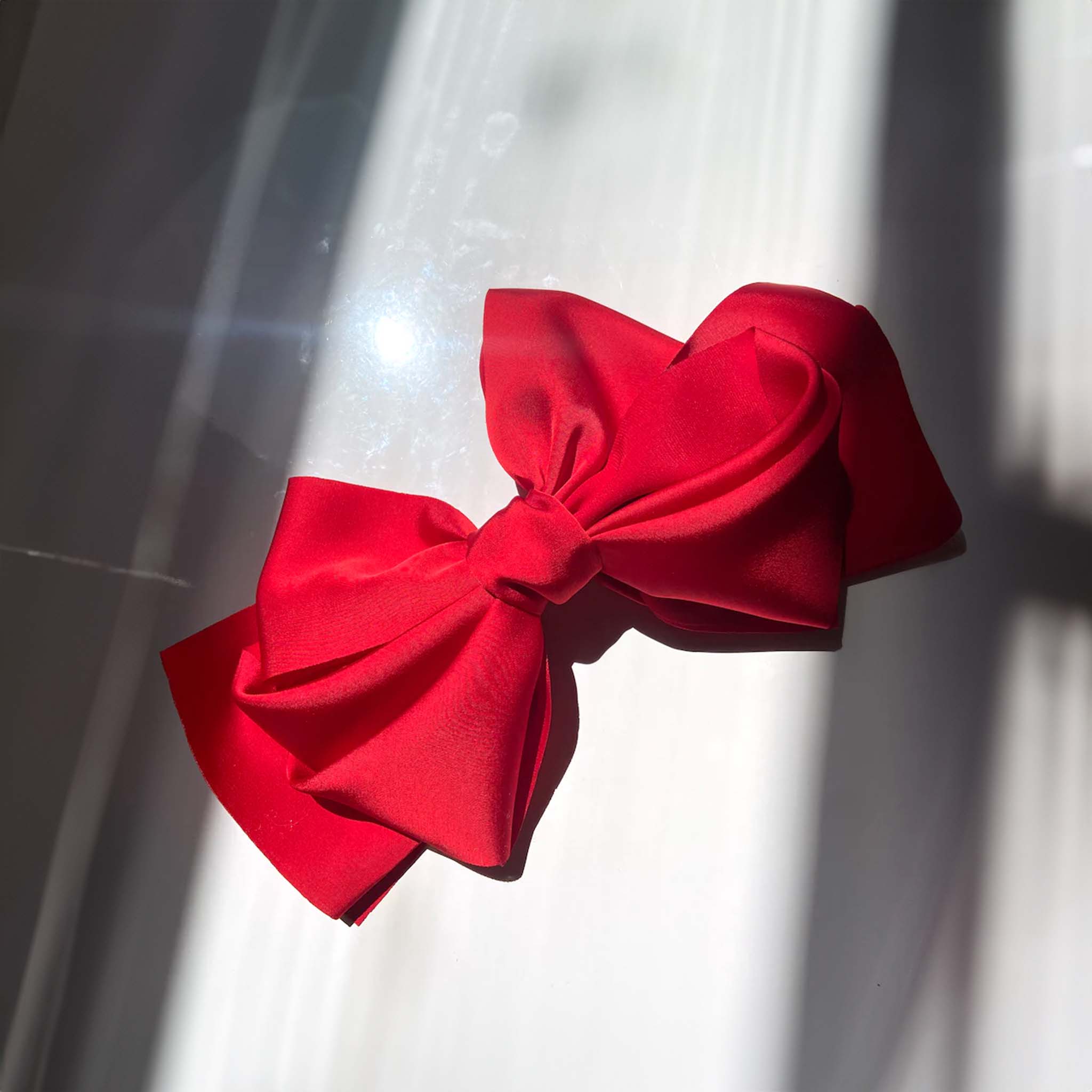 Giant Satin Bow Hair Clip