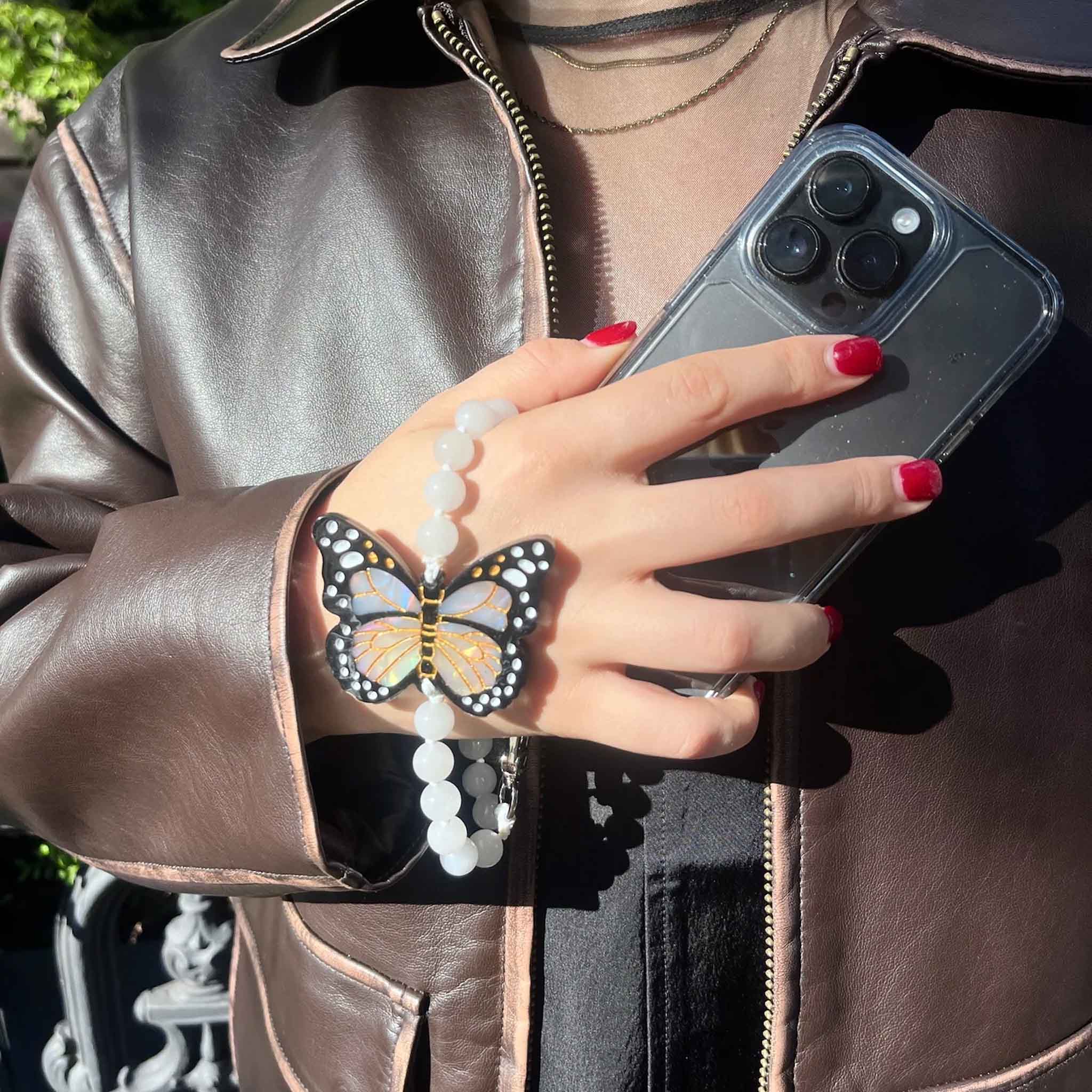Butterfly Bracelet Phone Chain