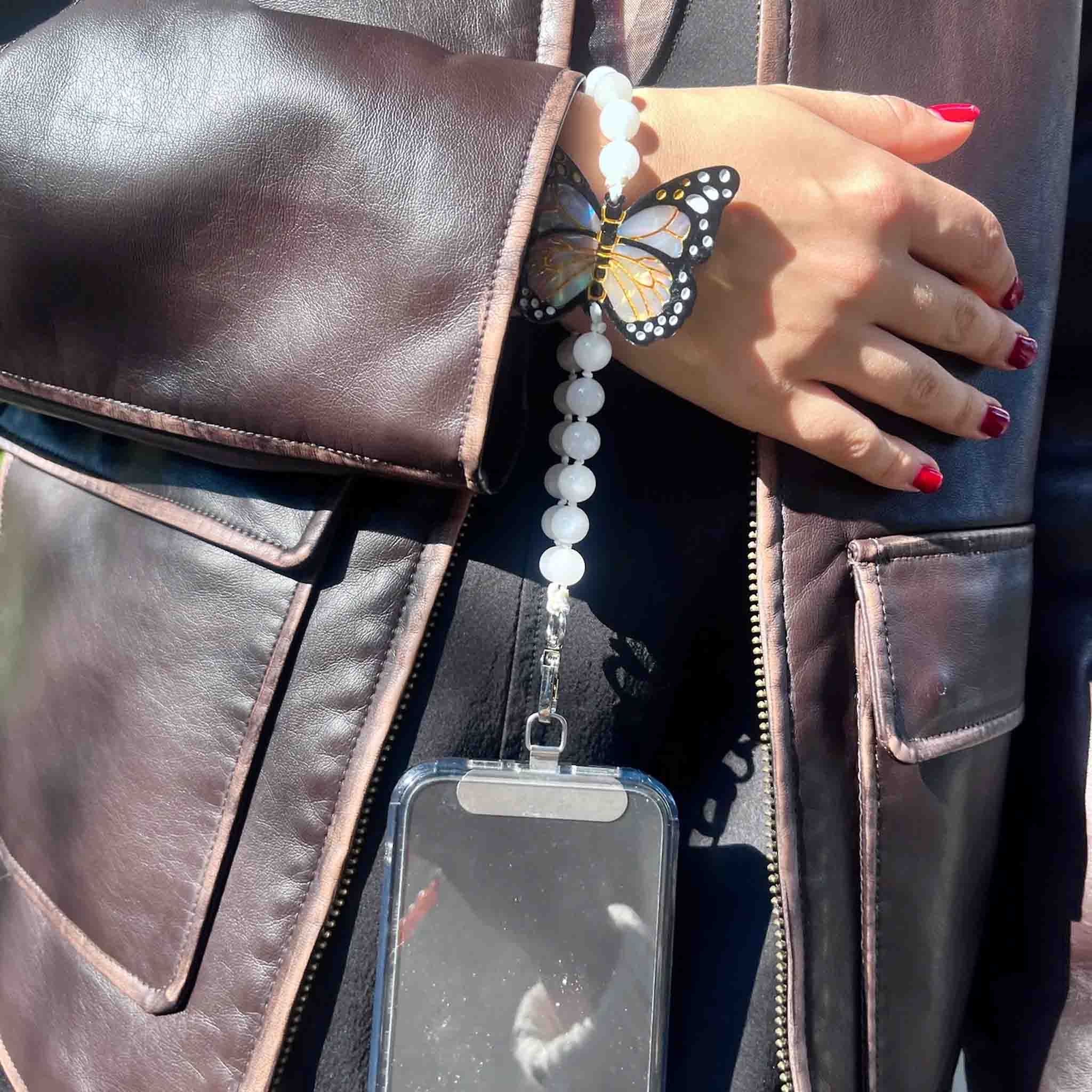 Butterfly Bracelet Phone Chain