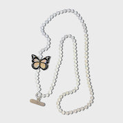 Hand-painted Gemstone Crossbody Phone Chain
