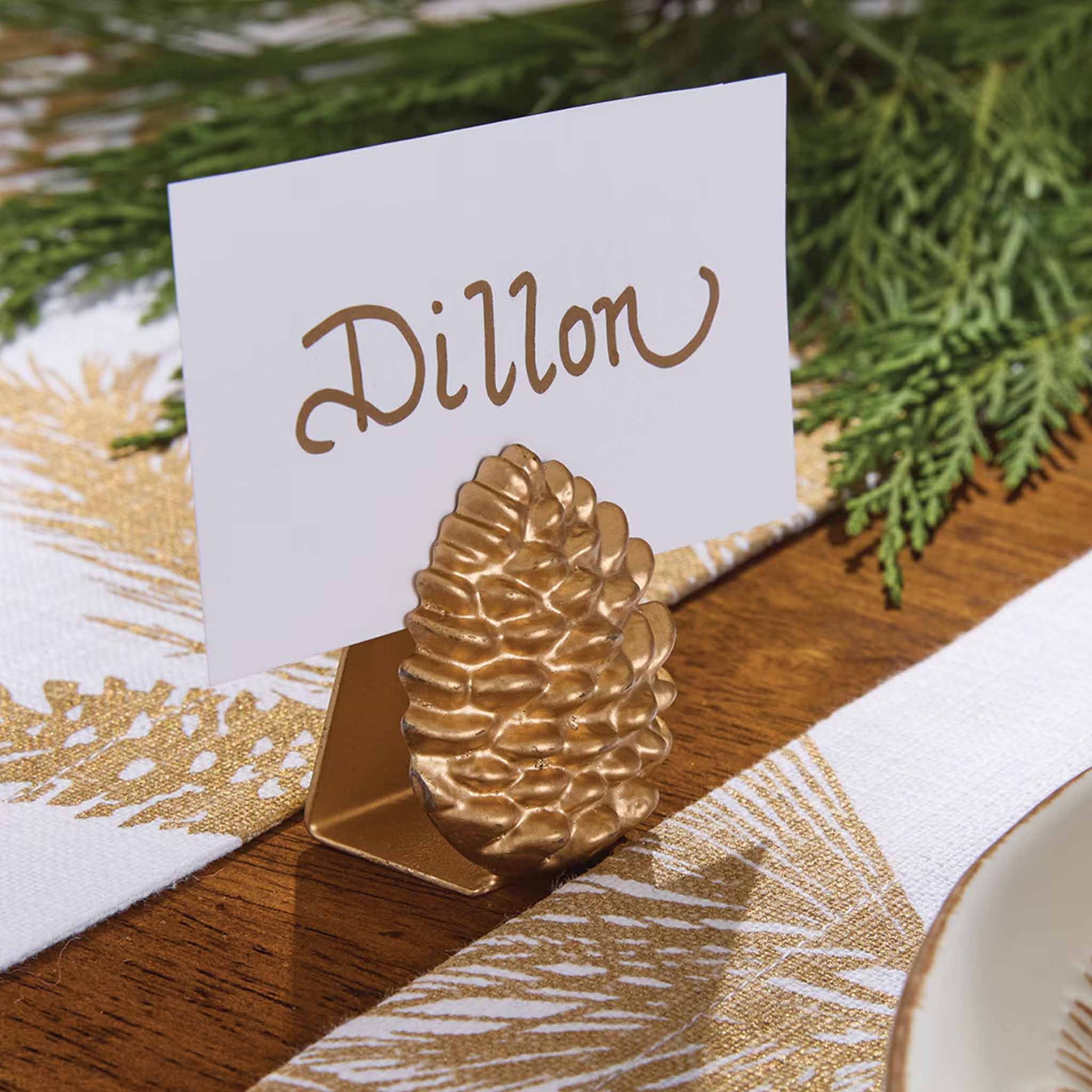 Pinecone Card Holder