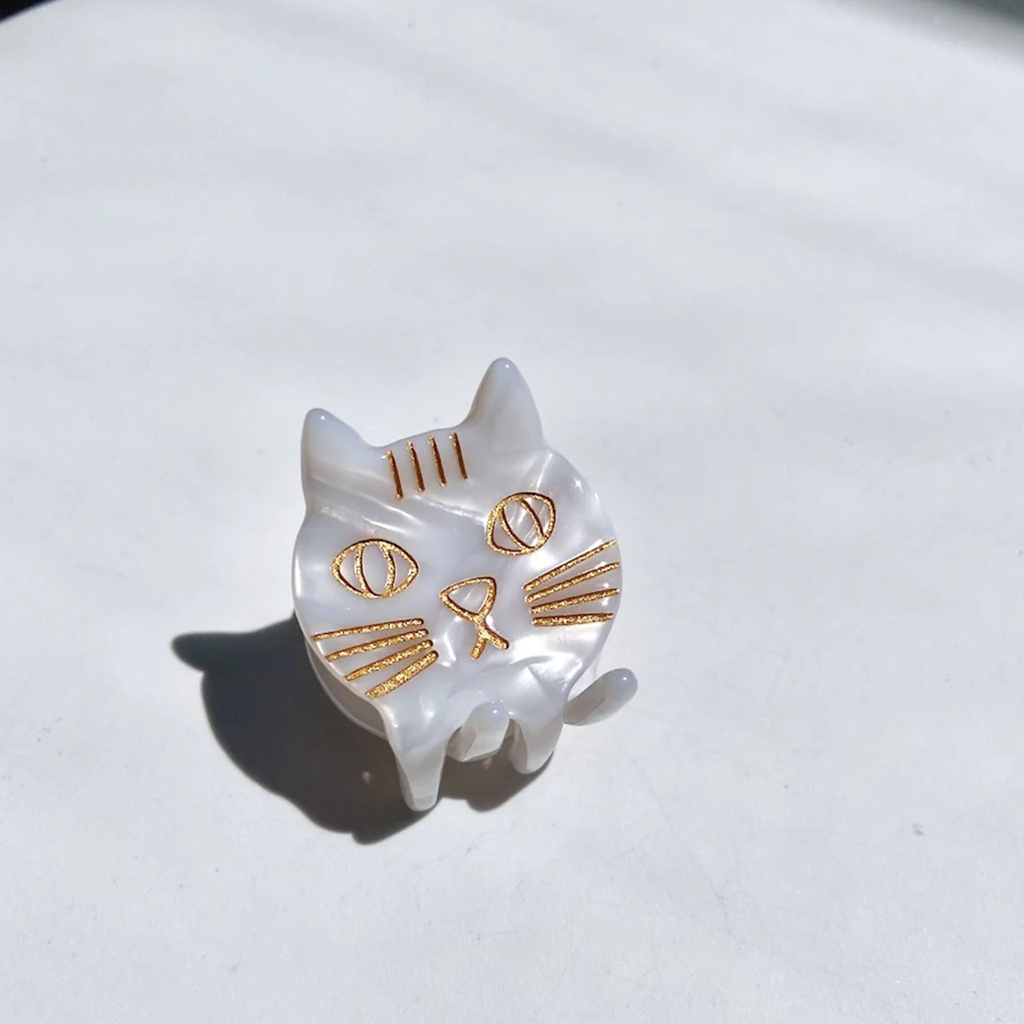 Cat Mini Claw Clip