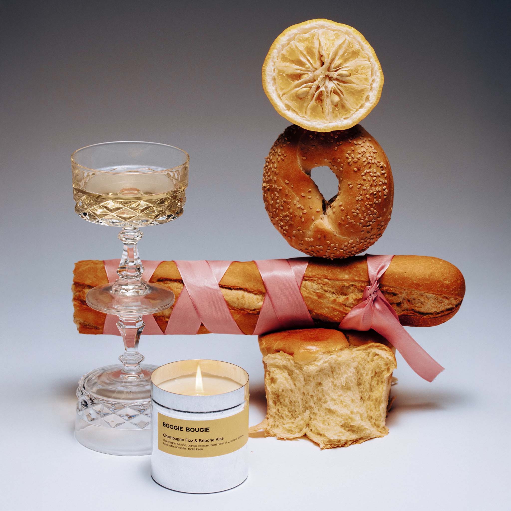 Champagne Fizz & Brioche Kiss Scented Candle