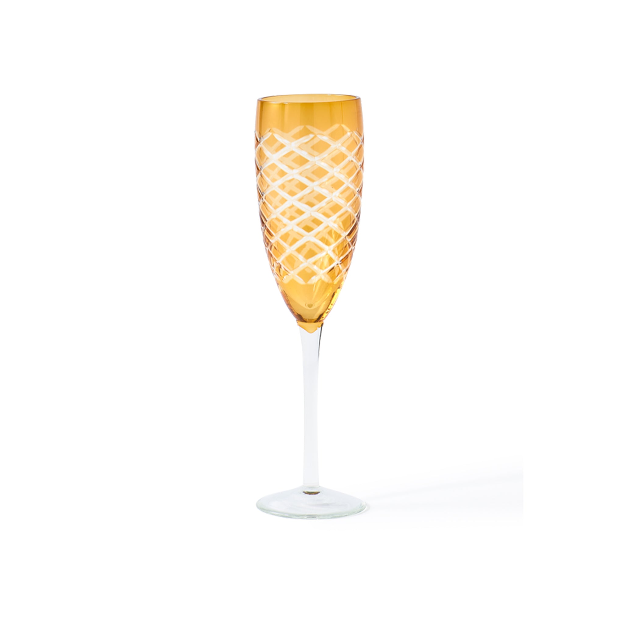 Cuttings Champagne Glasses Set