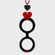 Corazón Rojo & Negro Eyeglasses