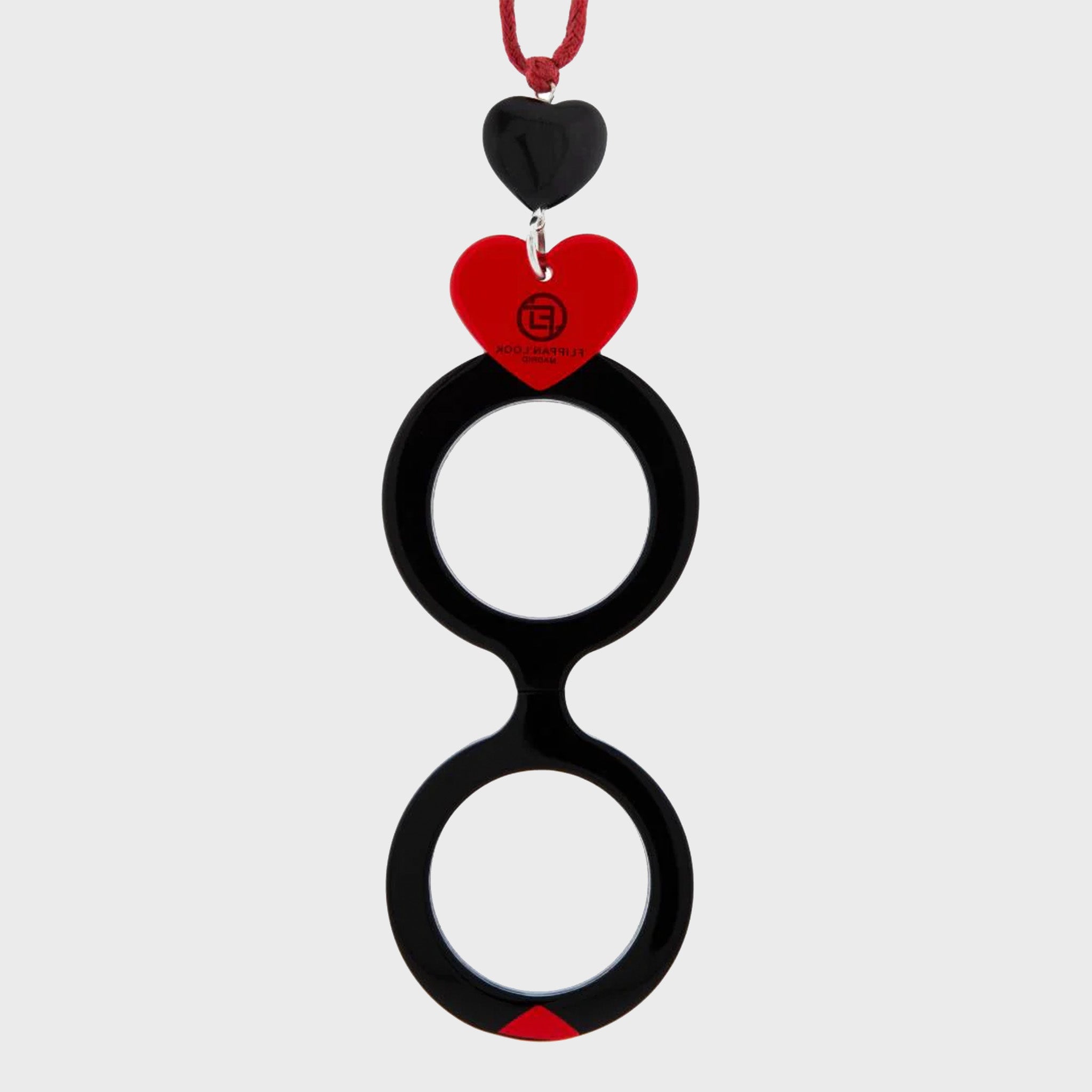 Corazón Rojo & Negro Eyeglasses