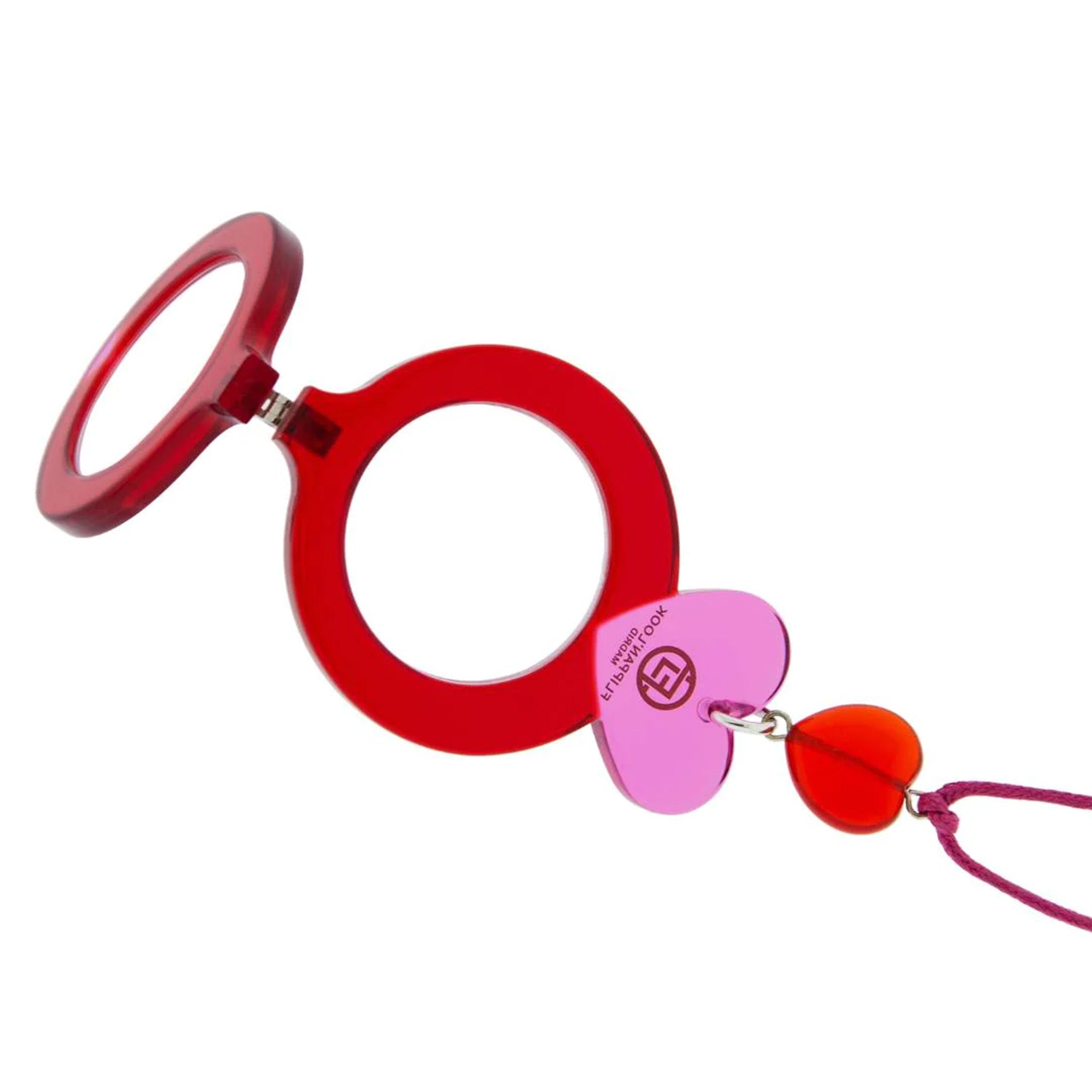 Pink Heart Eyeglasses