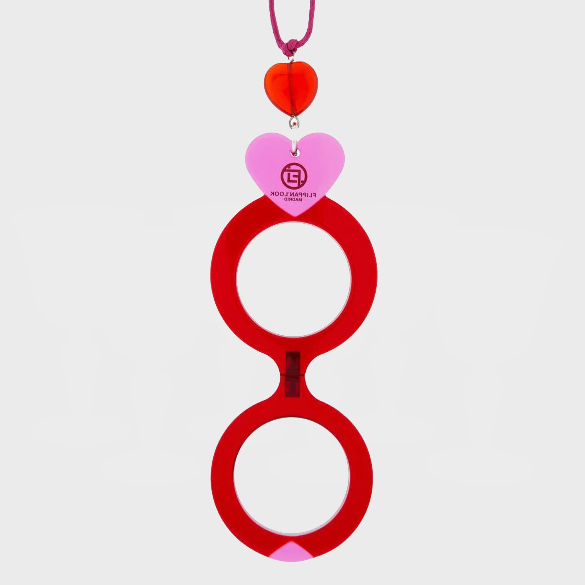Pink Heart Eyeglasses