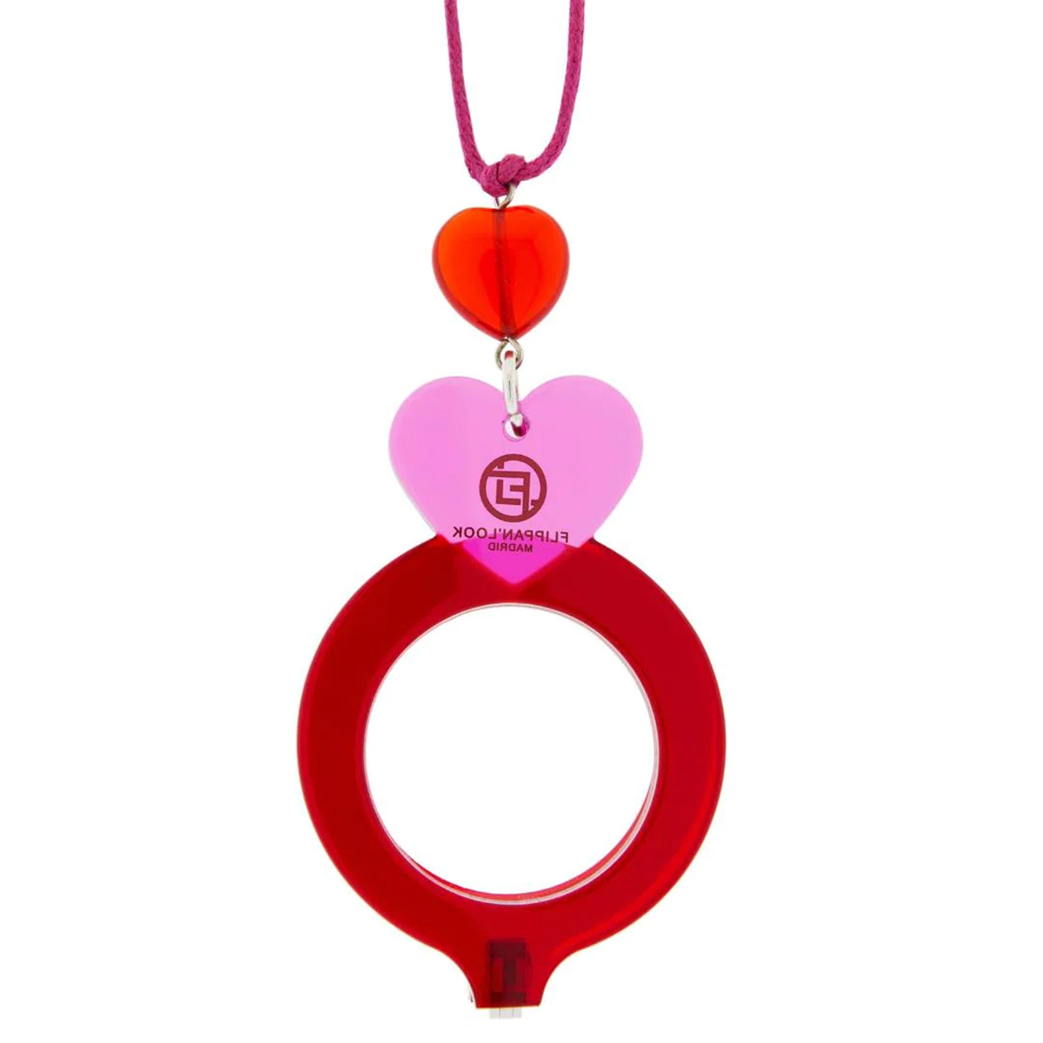 Pink Heart Eyeglasses