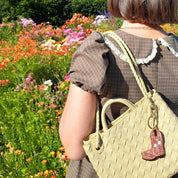 Cowboy Boot Bag Charm & Keychain