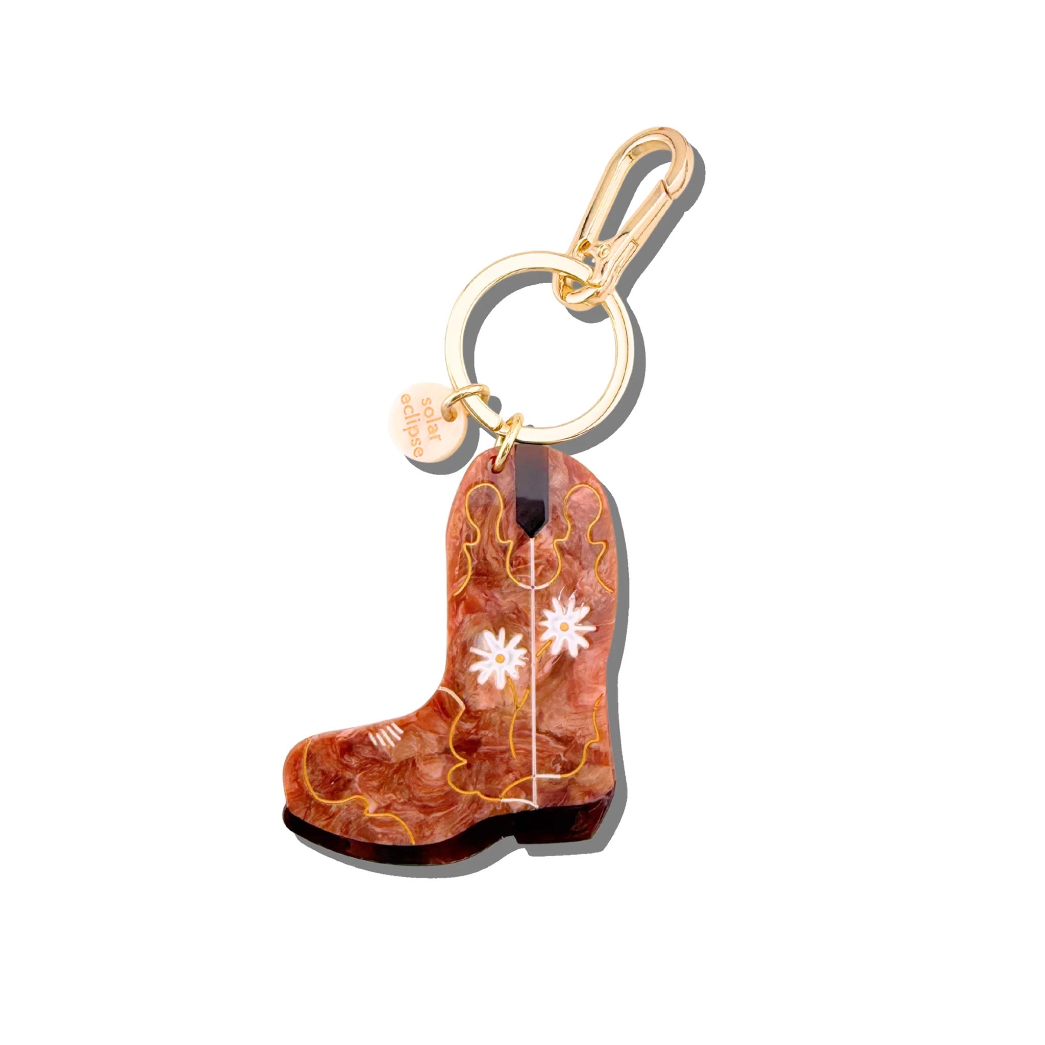 Cowboy Boot Bag Charm & Keychain