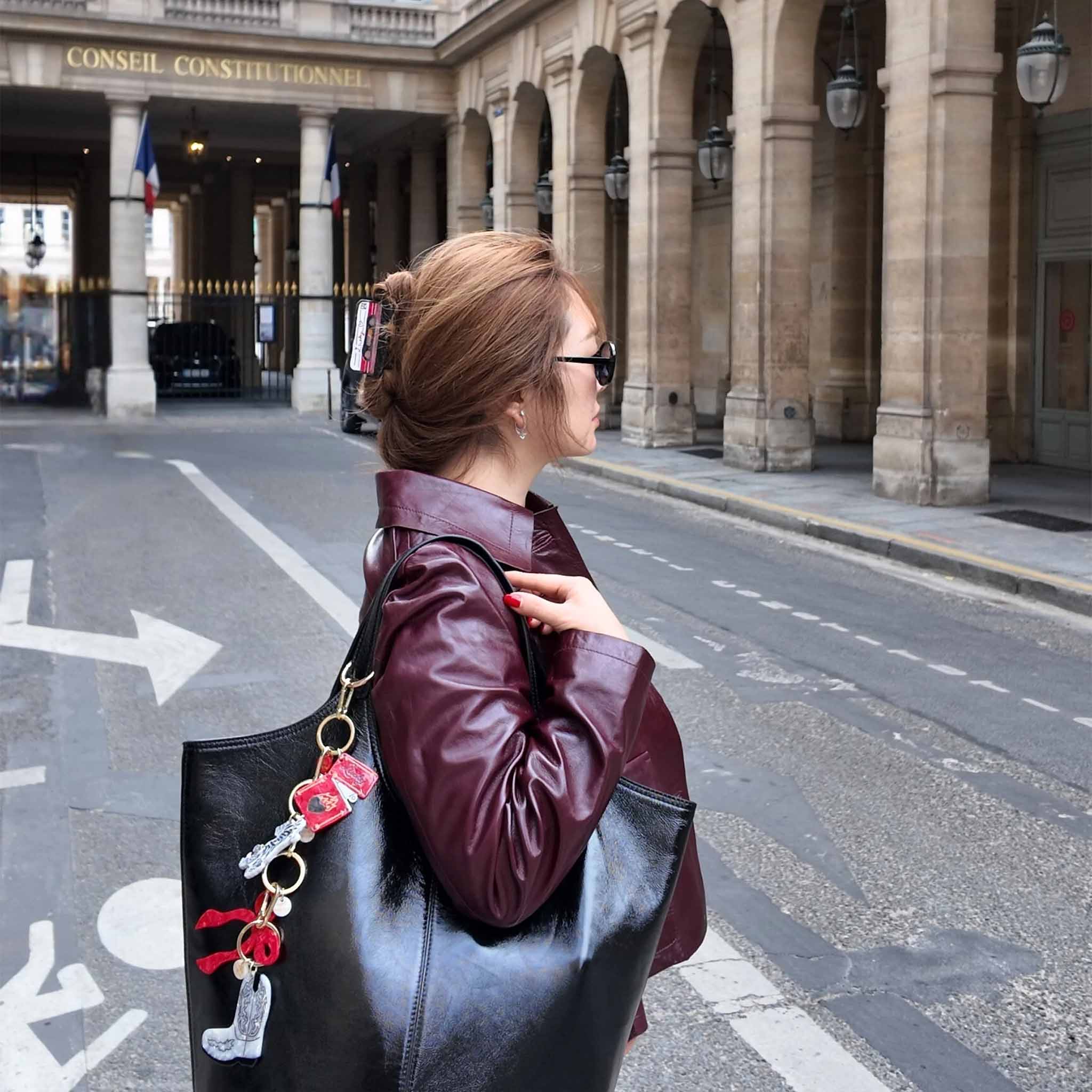 Cowboy Boot Bag Charm & Keychain