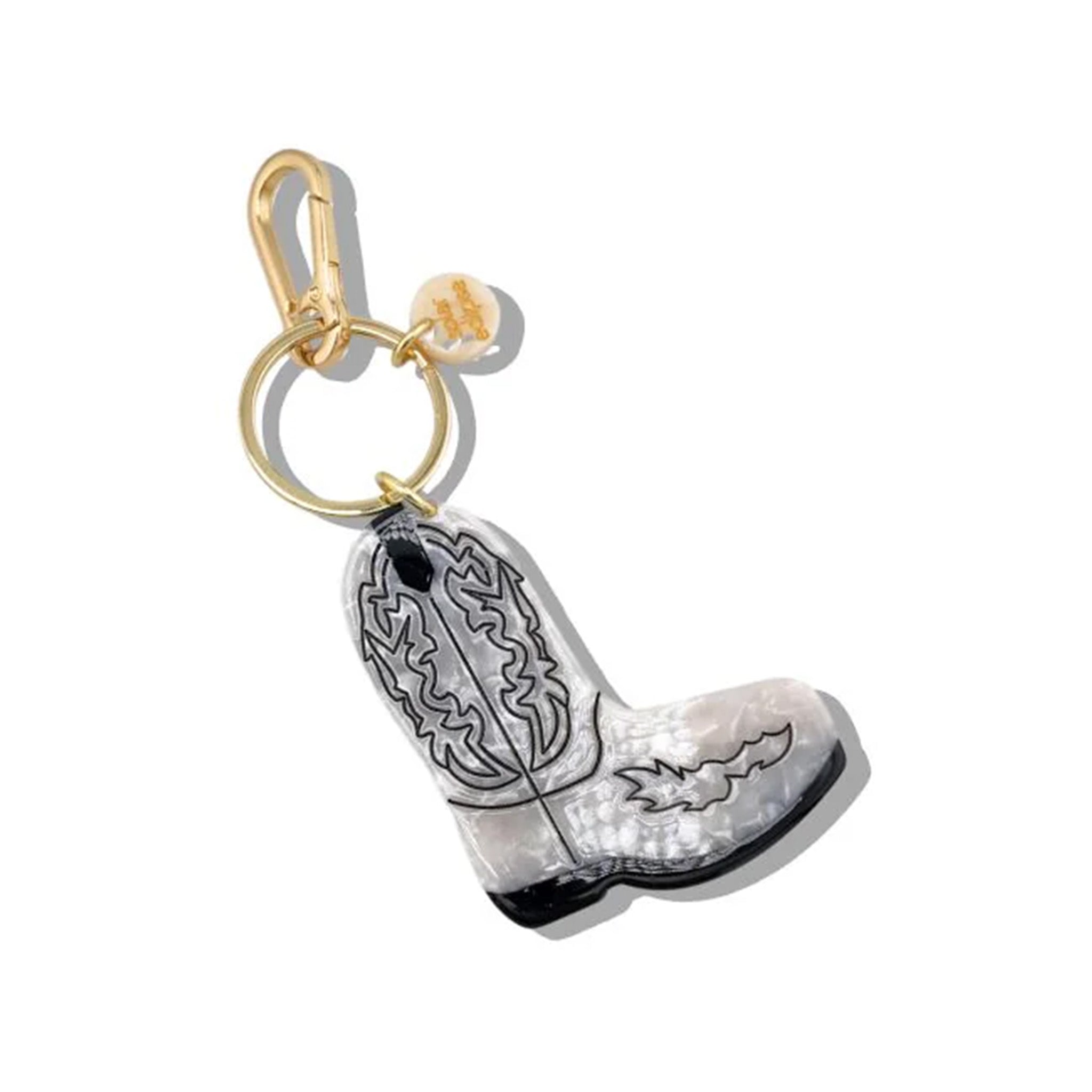 Cowboy Boot Bag Charm & Keychain