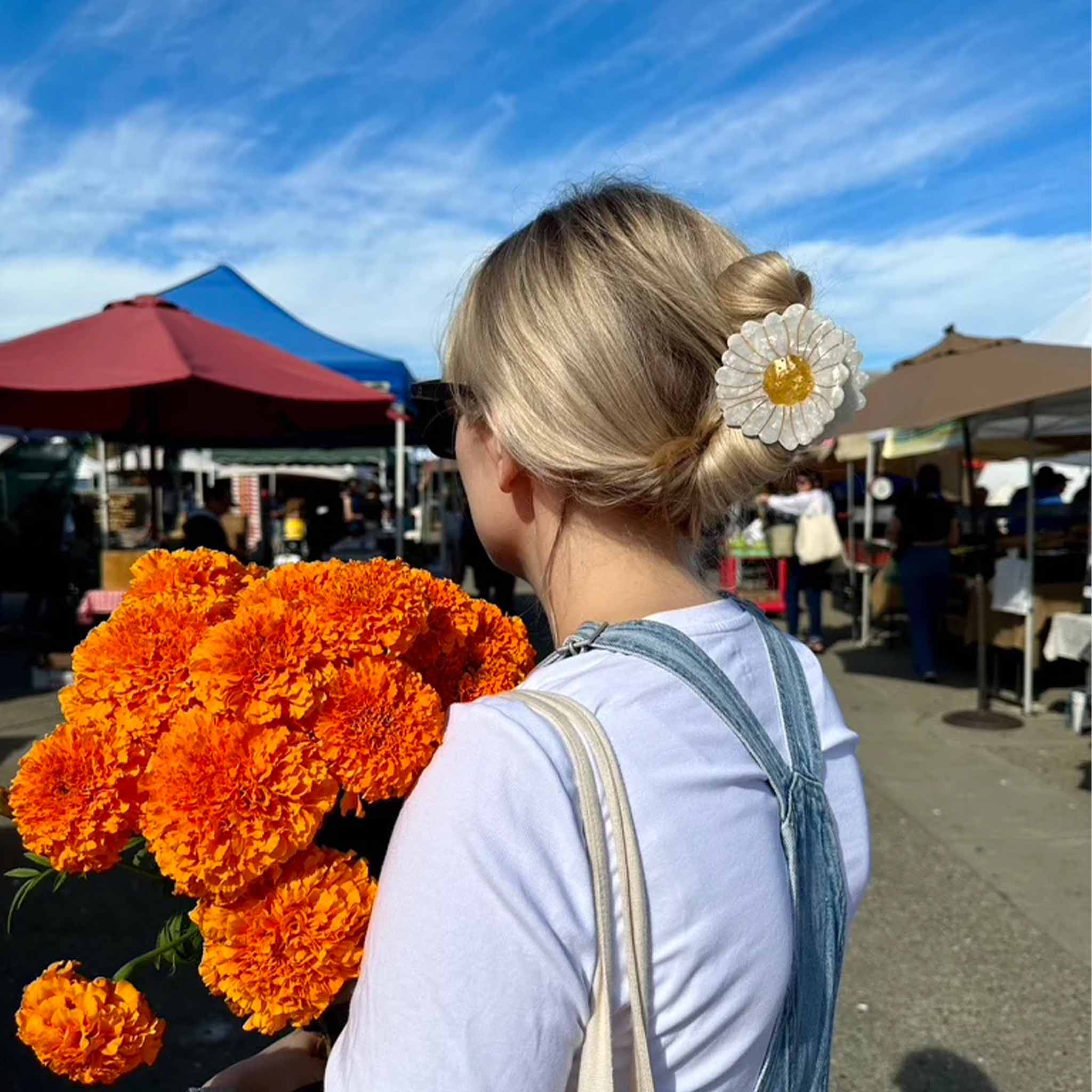 Hair Clip Daisy