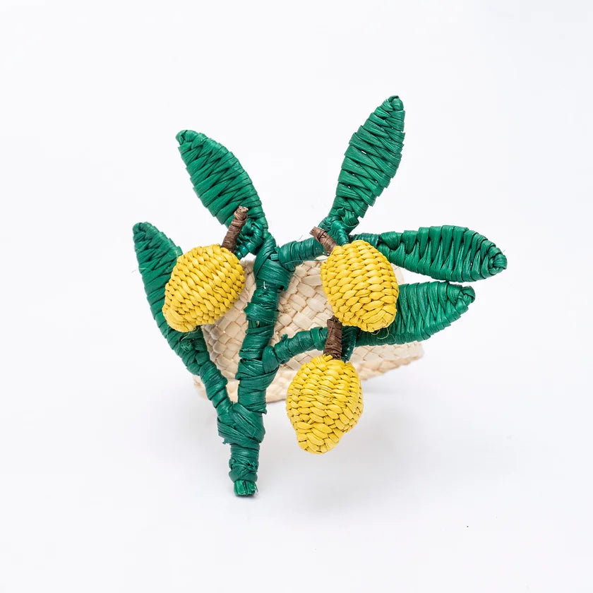 Lemon Branch Napkin Ring