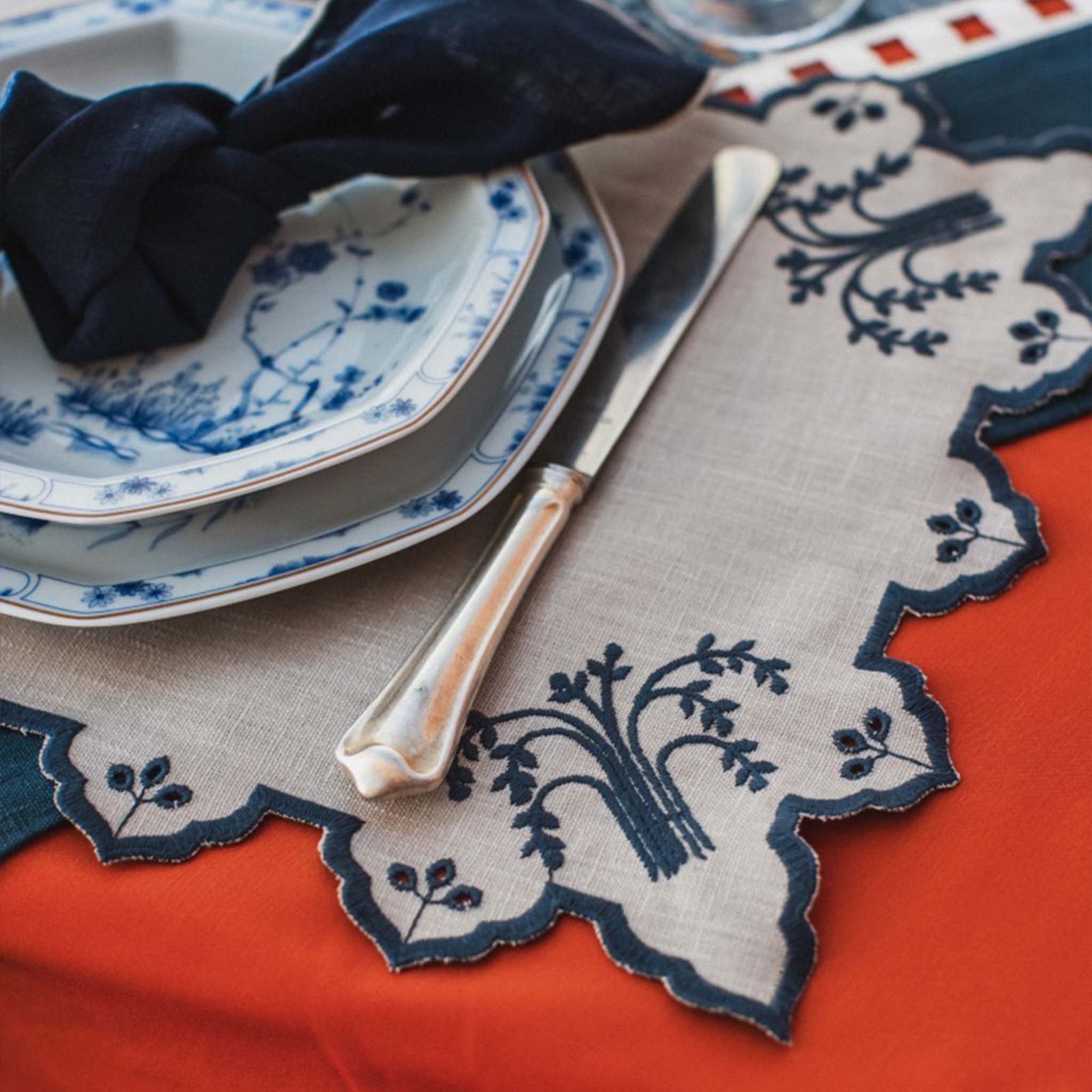 Eden Placemat 50 x 35 cm Sabbia Deep Blue