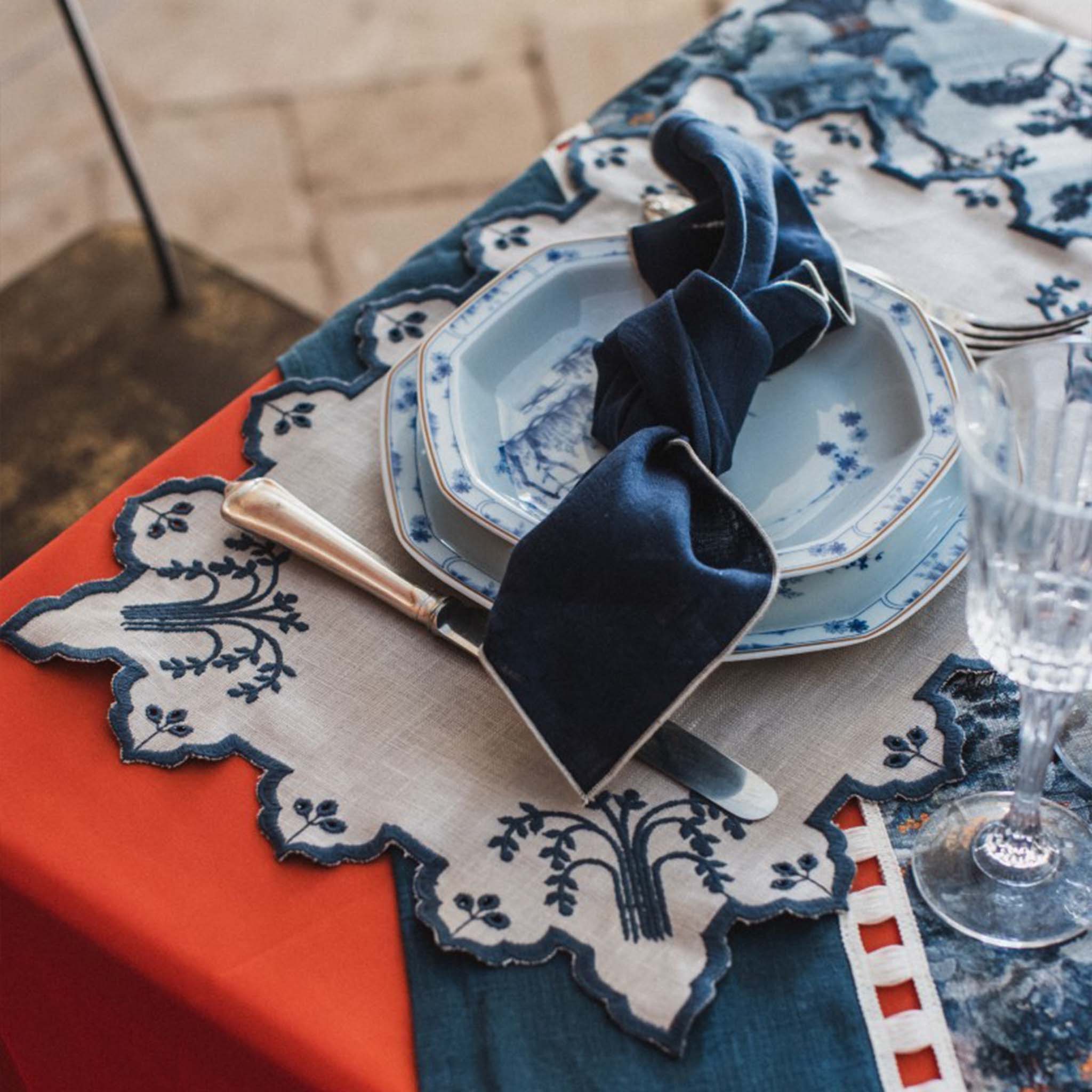 Eden Placemat 50 x 35 cm Sabbia Deep Blue