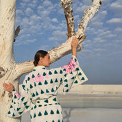 Emerald Savannah Naya Kimono