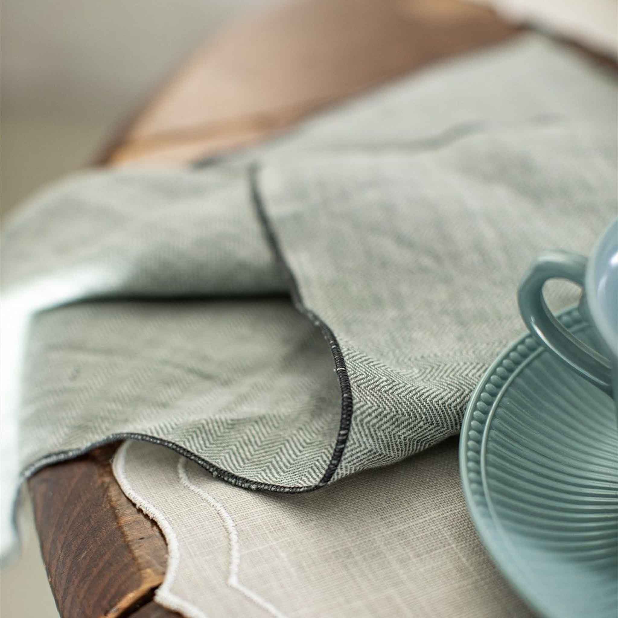 Filo Linen Napkin Jacquard Marco oxide - Oxide