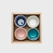 Set of 8 Espresso Cups - Multicolor