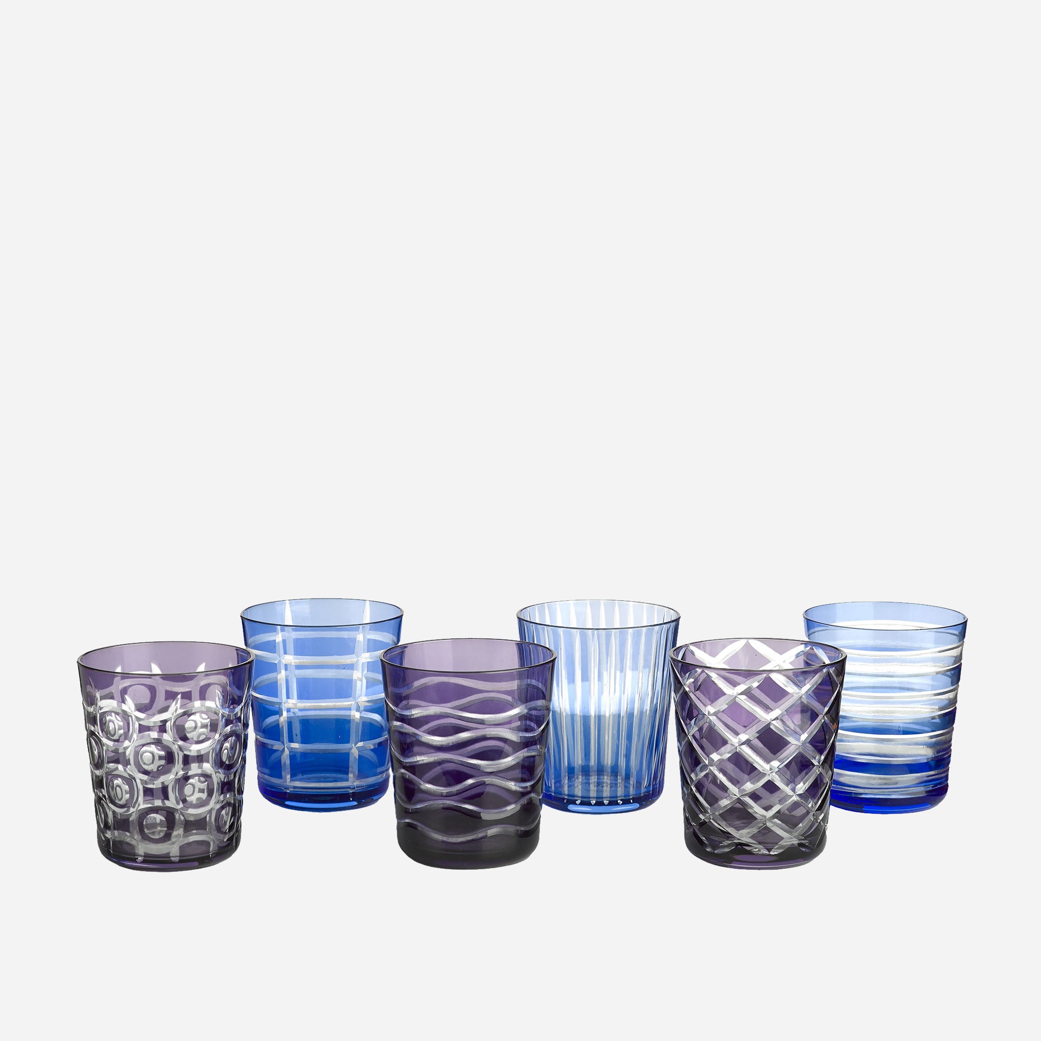 Cobalt Tumbler mix - Set of 6
