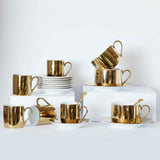 Gold Tea Cup Set of 6