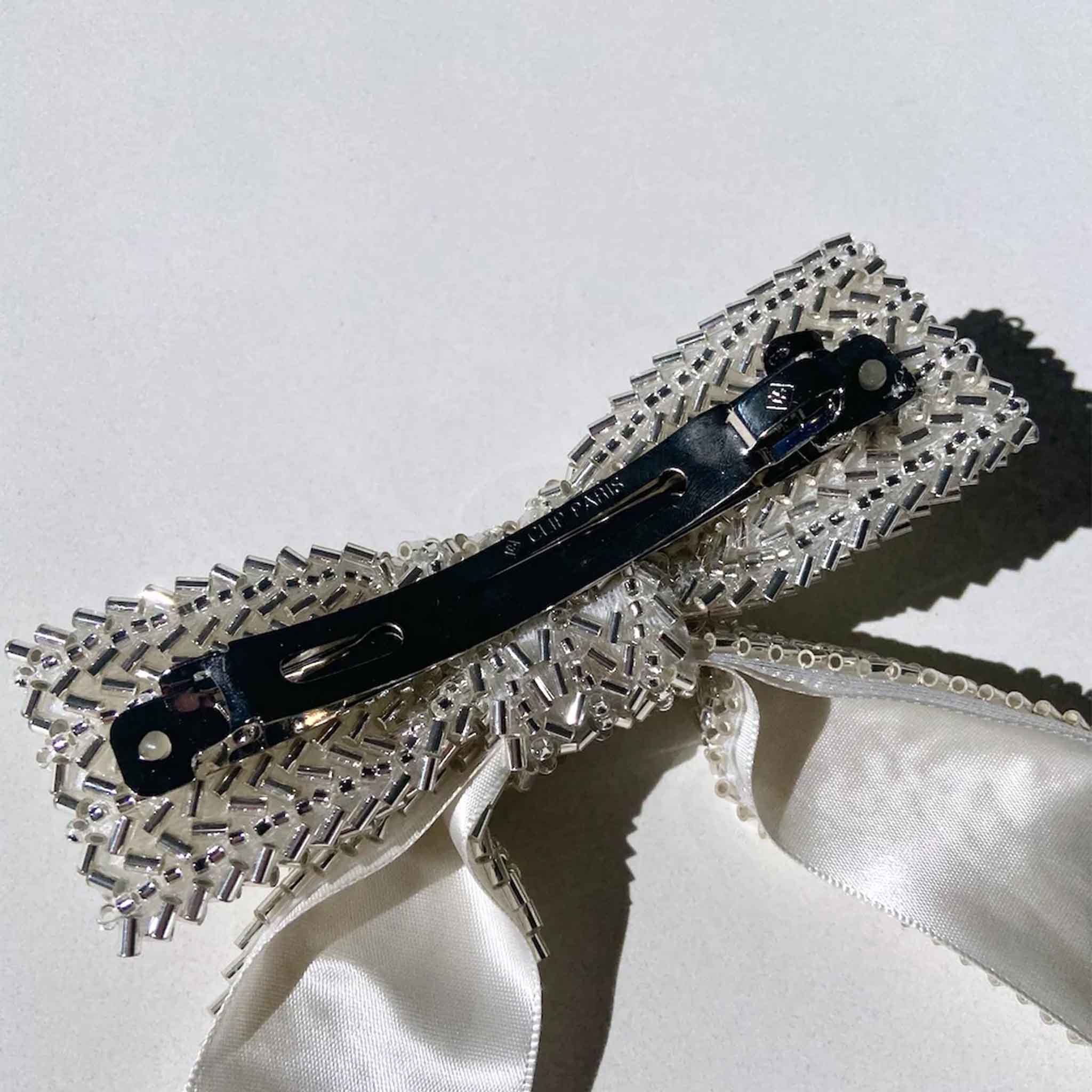 Hand Stitched - Hair Bow Barrette Clip
