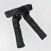 Hand Stitched - Hair Bow Barrette Clip