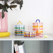 Stripy Jar Pink
