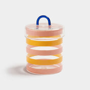 Stripy Jar Blue