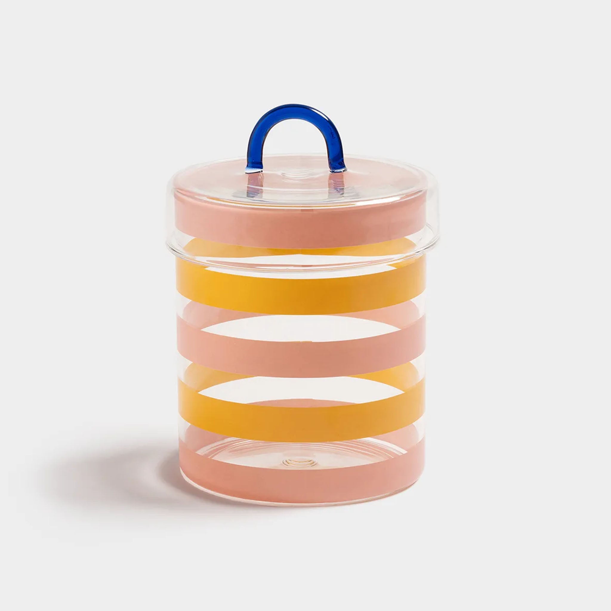 Stripy Jar Blue
