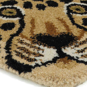 Leopard Head Rug