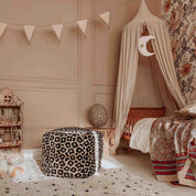 Leopard Pouf Small