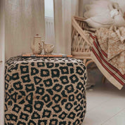 Leopard Pouf Small