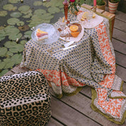 Leopard Pouf Small