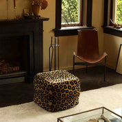 Leopard Pouf Small
