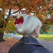 Halloween Leaves Hair Clip