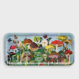 Mushrooms Narrow Birch Wood Tray
