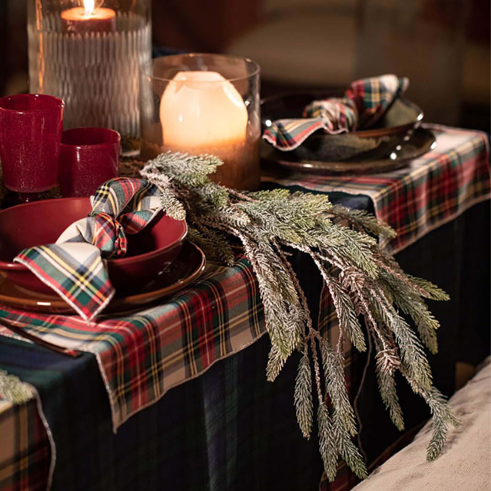 Filo Napkin Scozzese Avorio - Silver