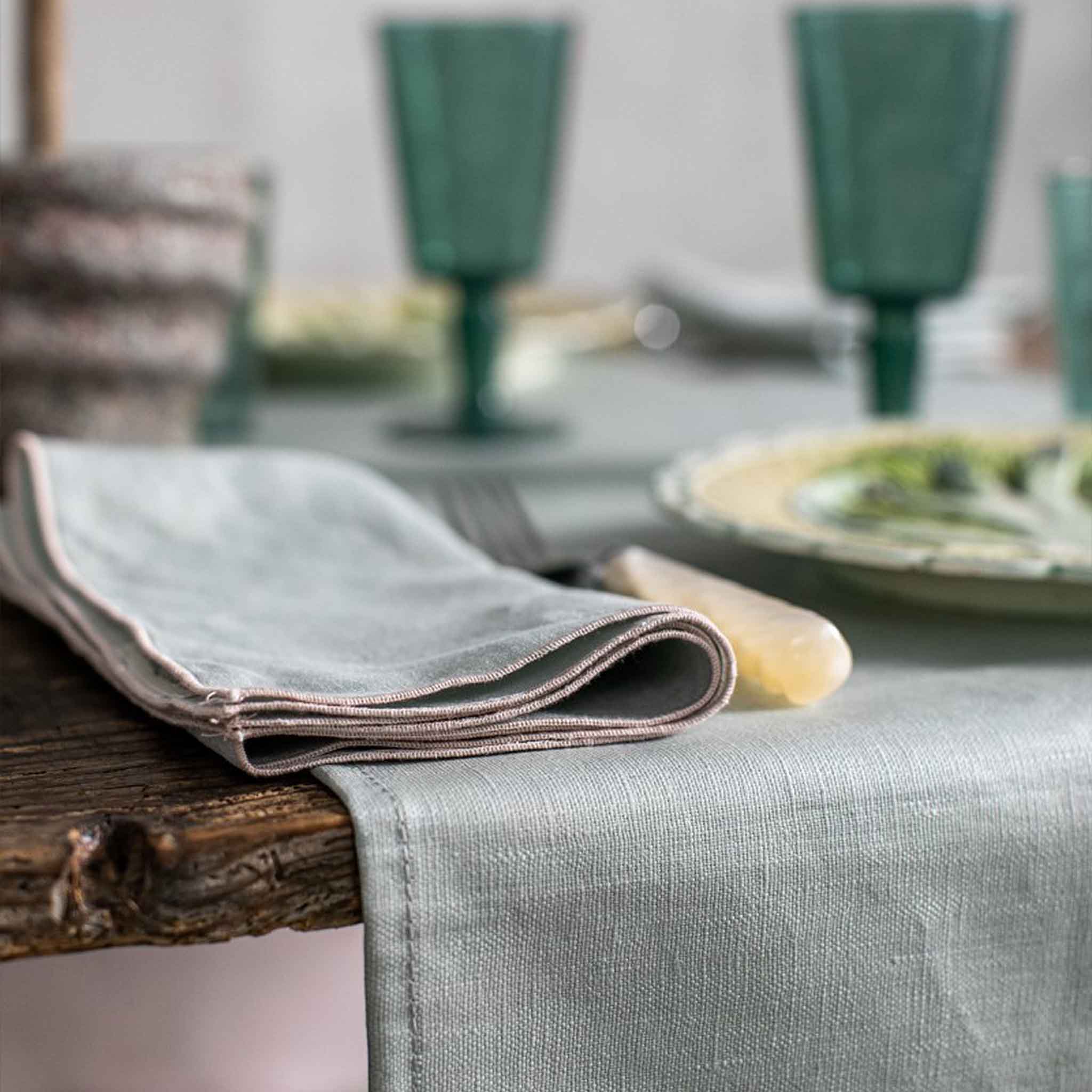 Napkin Filo Salvia and Oliva