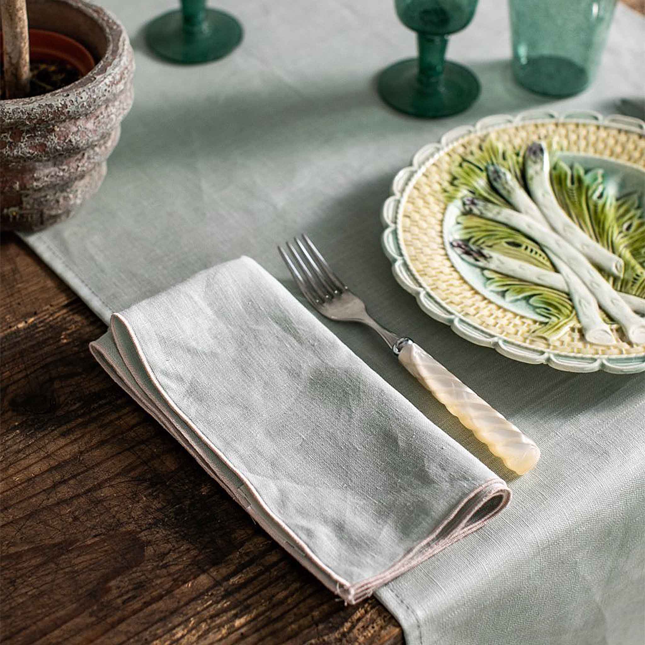 Napkin Filo Salvia and Oliva