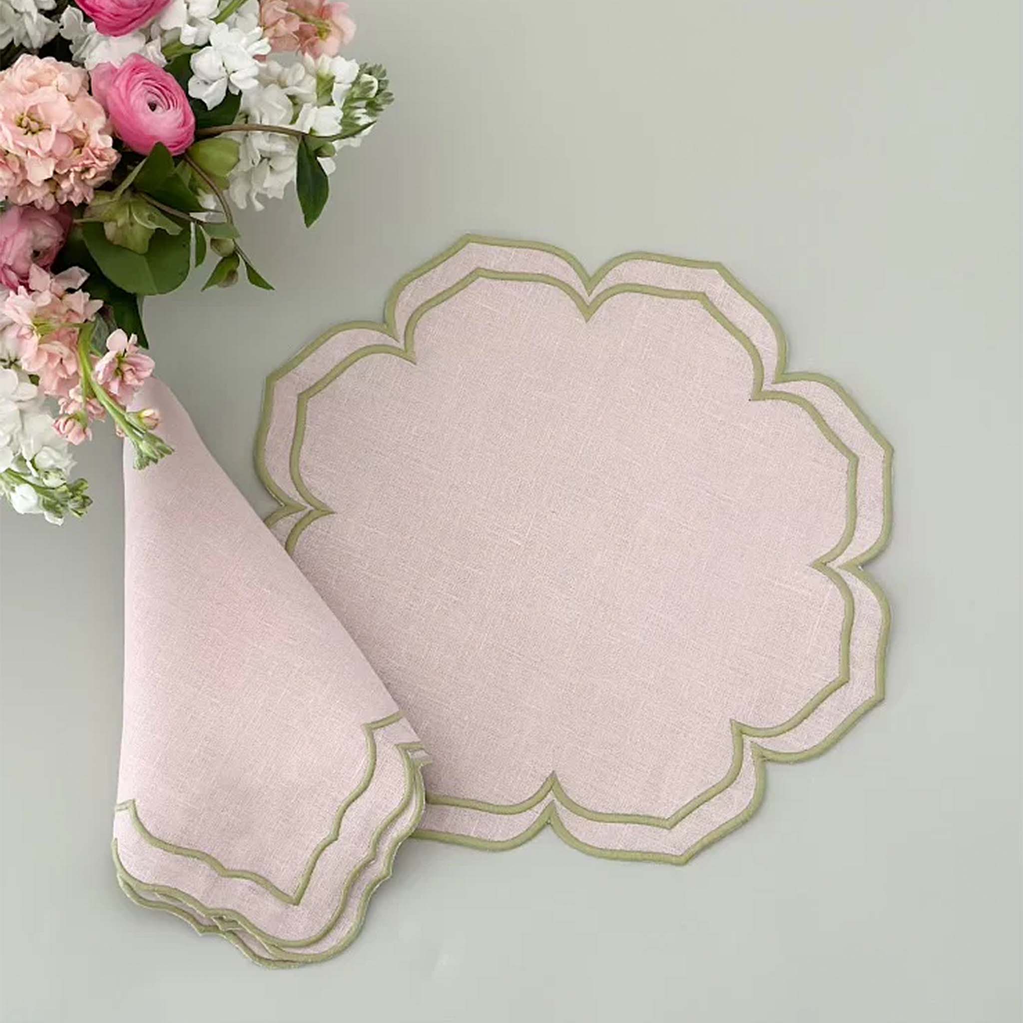 Petal Placemat 100% Linen