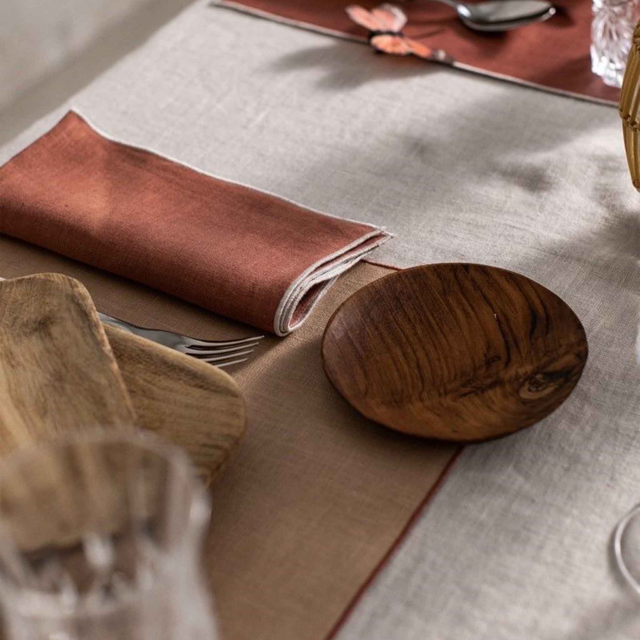 Filo Placemat, Dessert Rose Terracota