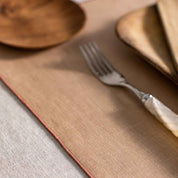 Filo Placemat, Dessert Rose Terracota