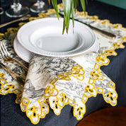 Amalfi Placemat, TDJ Nero-Olio Gelato